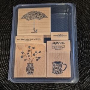 STAMPIN' UP! Retired 'Font Of You' Stamp Set, Set of 6 Stamps
